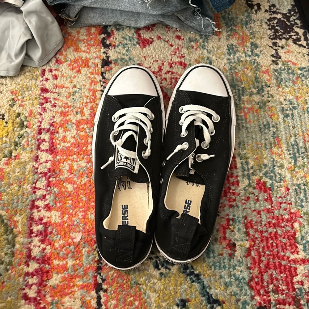 black converse